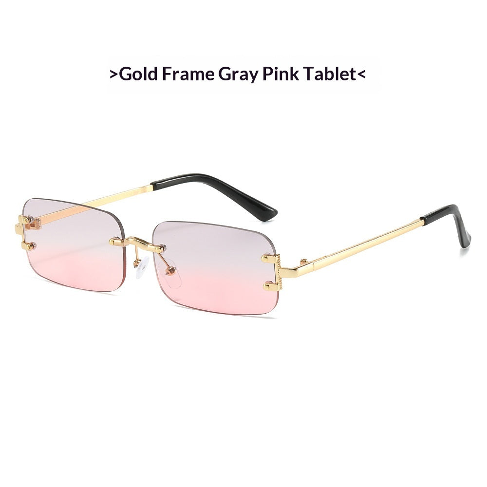 Lunettes de soleil sans cadre pour hommes et femmes
