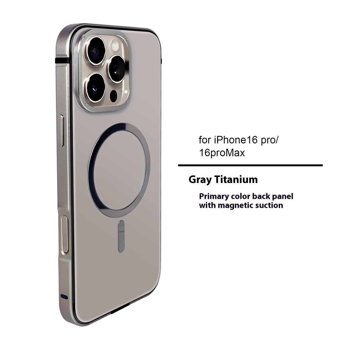 Boîtier de téléphone couleur de la machine originale par aspiration magnétique de cadre métallique
