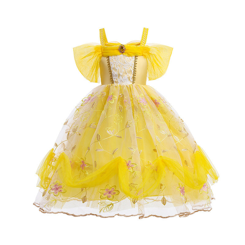 Filles Belle Princesse Costume Coton Blend