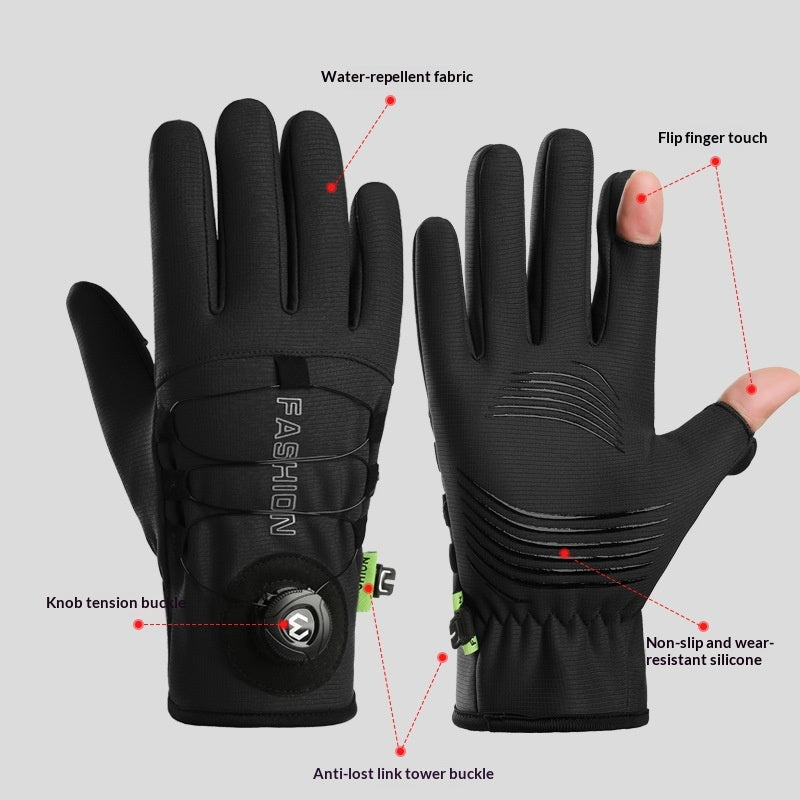 Gants de vélo thermique pour homme pour l'hiver