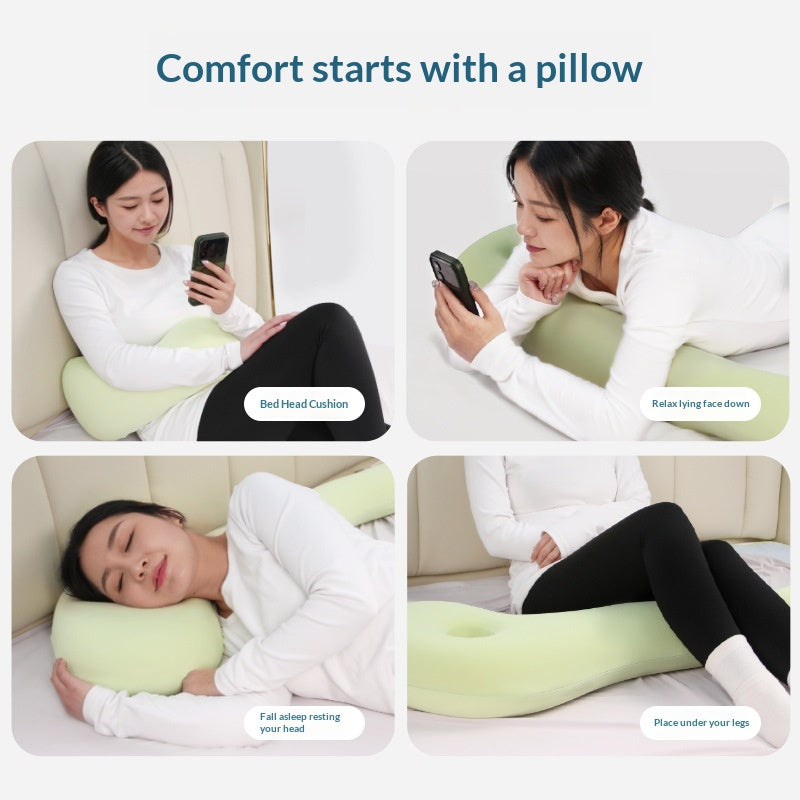 Oreiller du corps amovible et lavable pour adultes