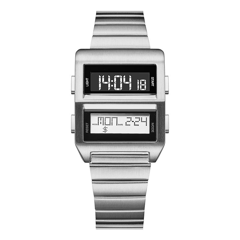 Montre numérique rétro Montre électronique à affichage multifonction