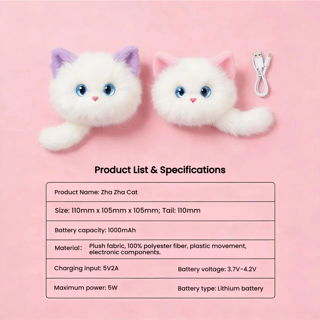 AI Naughty Cat Smart Interactive Jouet électronique pour animaux de compagnie