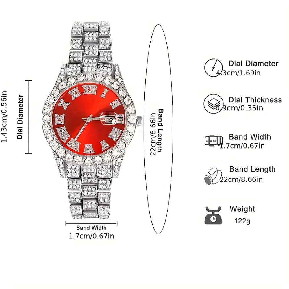 Jeu de montres Hip-Hop EuropeanAmerican 14mm Cuban-Link