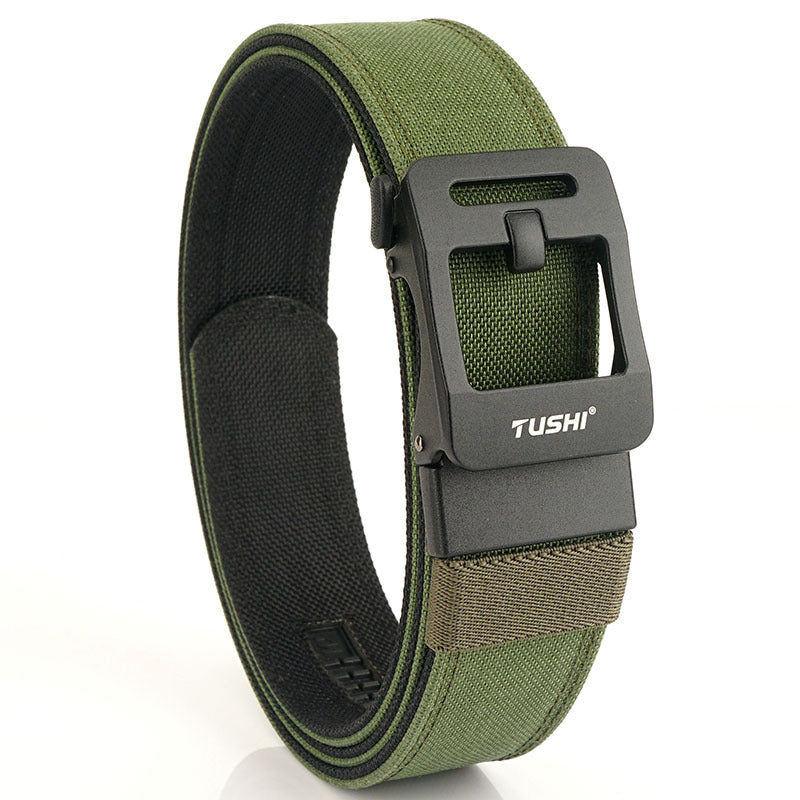 Ceinture à double couche automatique pour hommes