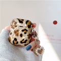 Couverture de protection du casque Bluetooth Leopard Print