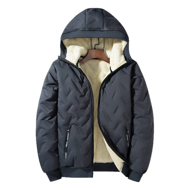 Veste rembourrée en coton ultrasonique d'hiver pour hommes