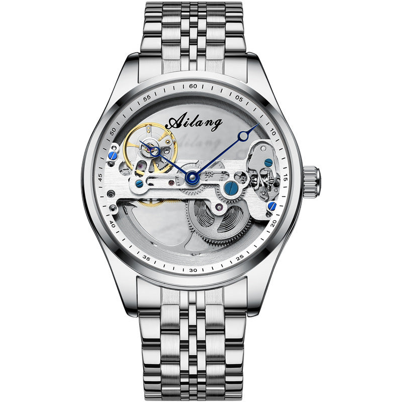 Cheveux de génération automatique de montres mécaniques Hollow