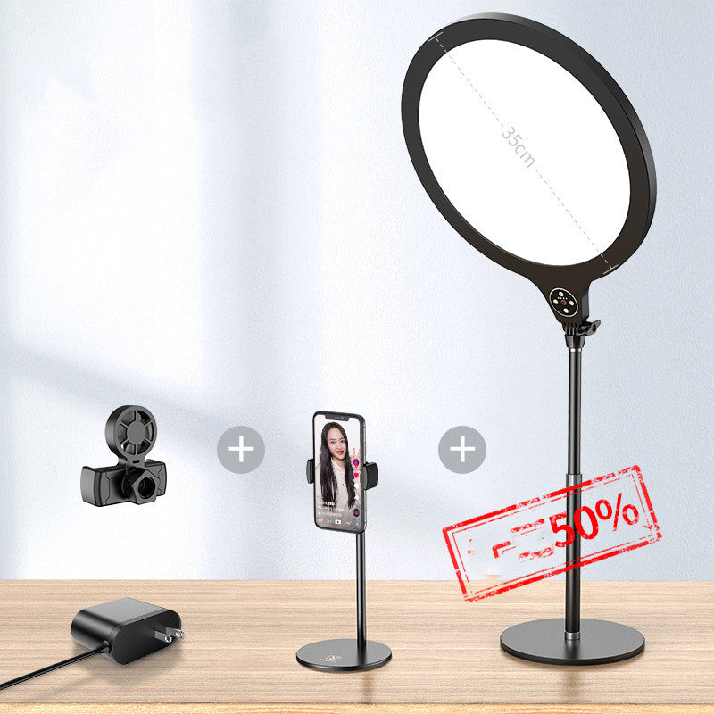 Photo Plein écran Lampe de beauté Téléphone portable Télescopique Bureau Remplir la lumière