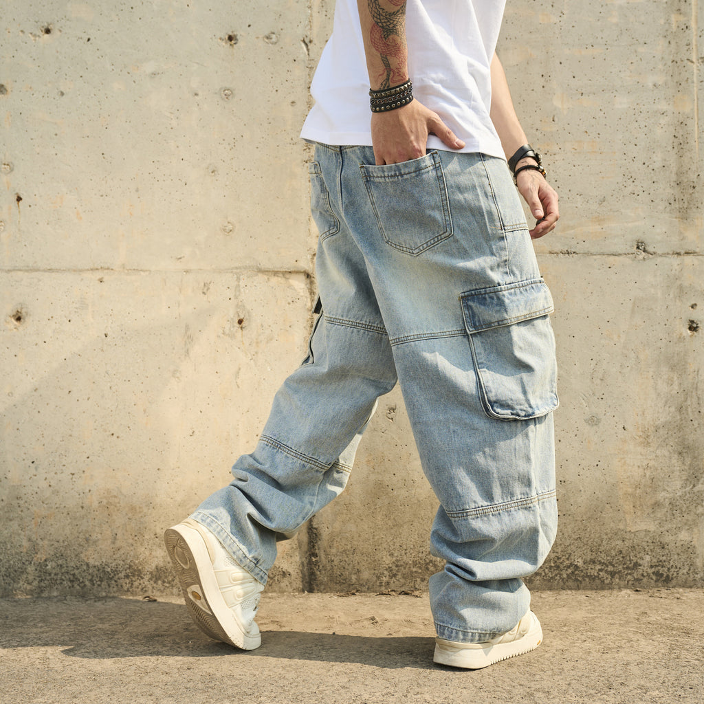 Jeans décontractés à la mode, style américain