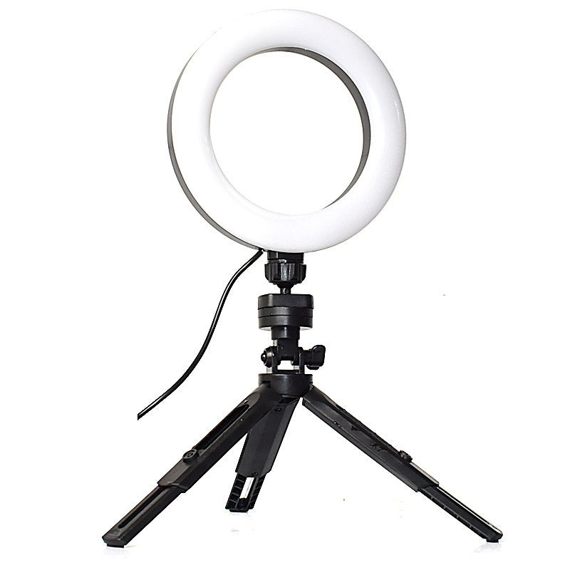 Mobile Live Streaming Video Selfie Beauty Bracket Couleur Remplir la lumière de bureau réglable Voyage