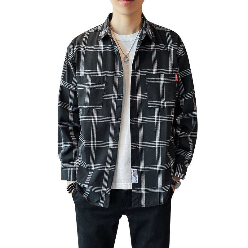 Chemise à manches longues pour hommes