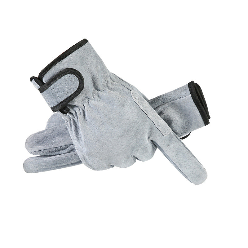 Gants de soudure Arc-Selder Soudage de travail court Protection du travail Gants en cuir