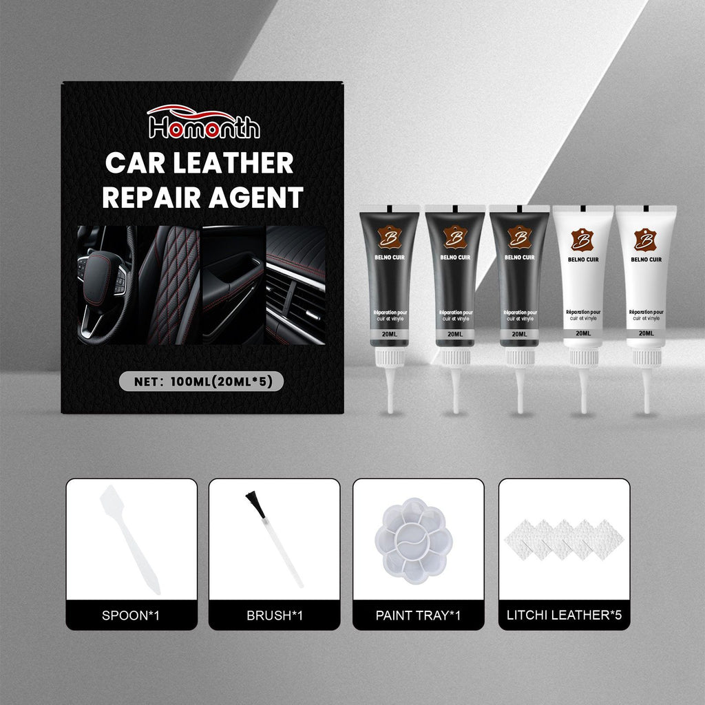HOMONTH Kit de soins en cuir automobile