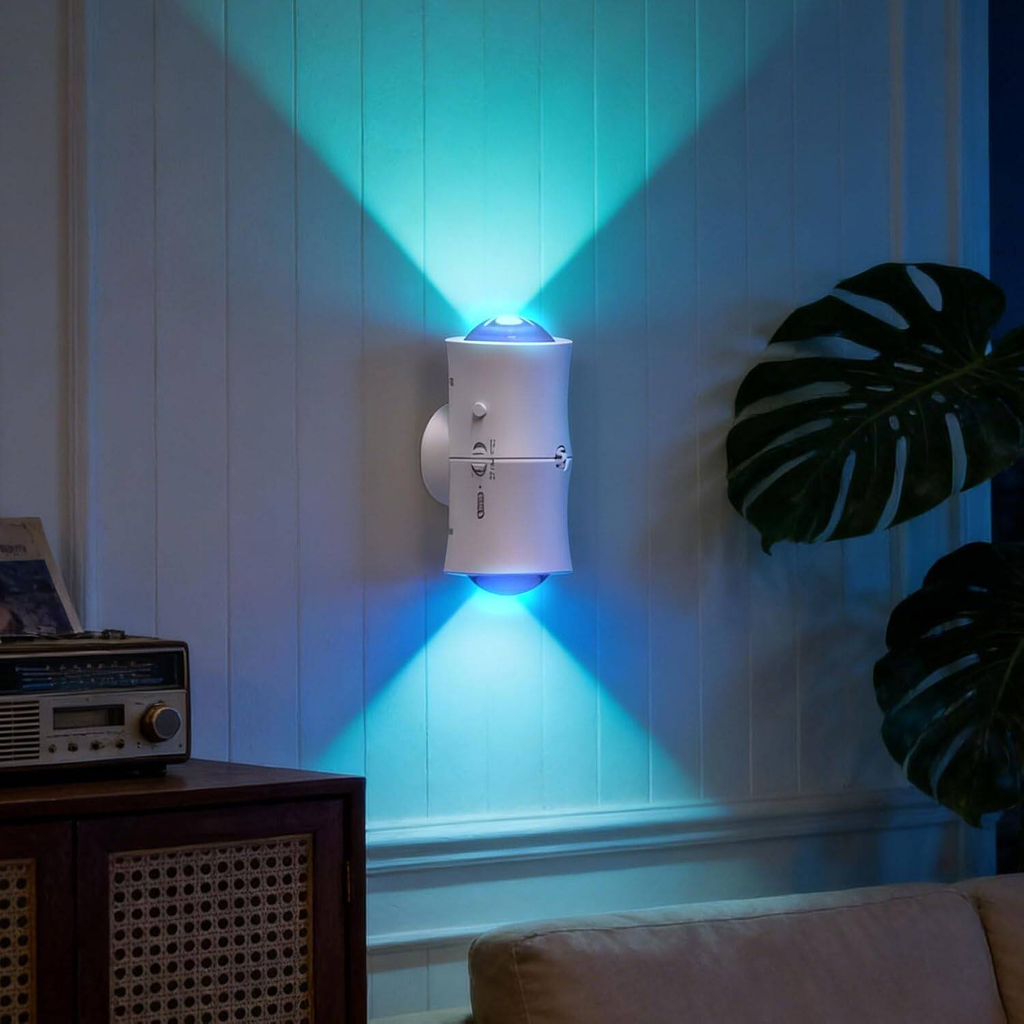 4pcs détecteur de mouvement lumière de nuit rechargeable