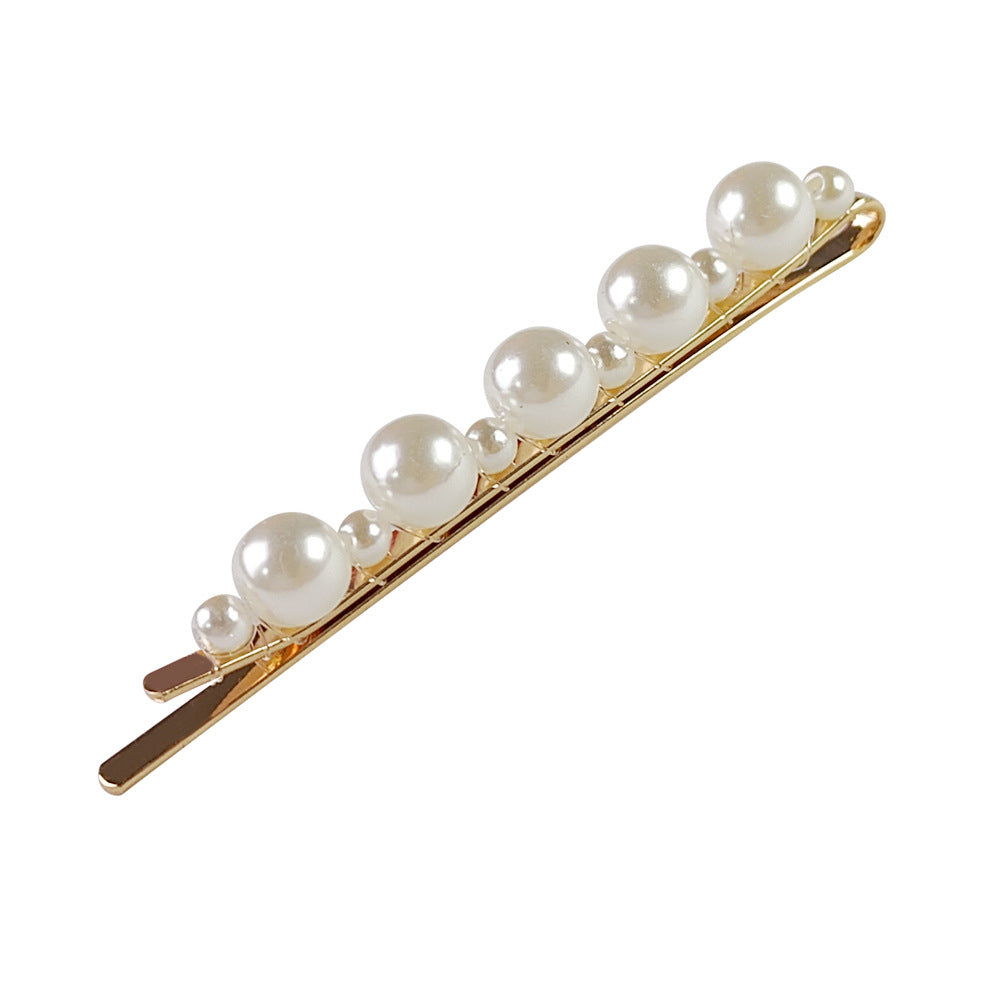 Accessoires pour cheveux Barrettes de perle Updo BB Clip épingle à cheveux rayé Fil de pêche tissé à la main H