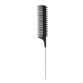Huile Tête Cheveux Salon Barber Boutique Coiffure Pointée Tail en plastique avec peigne à teinture crochet