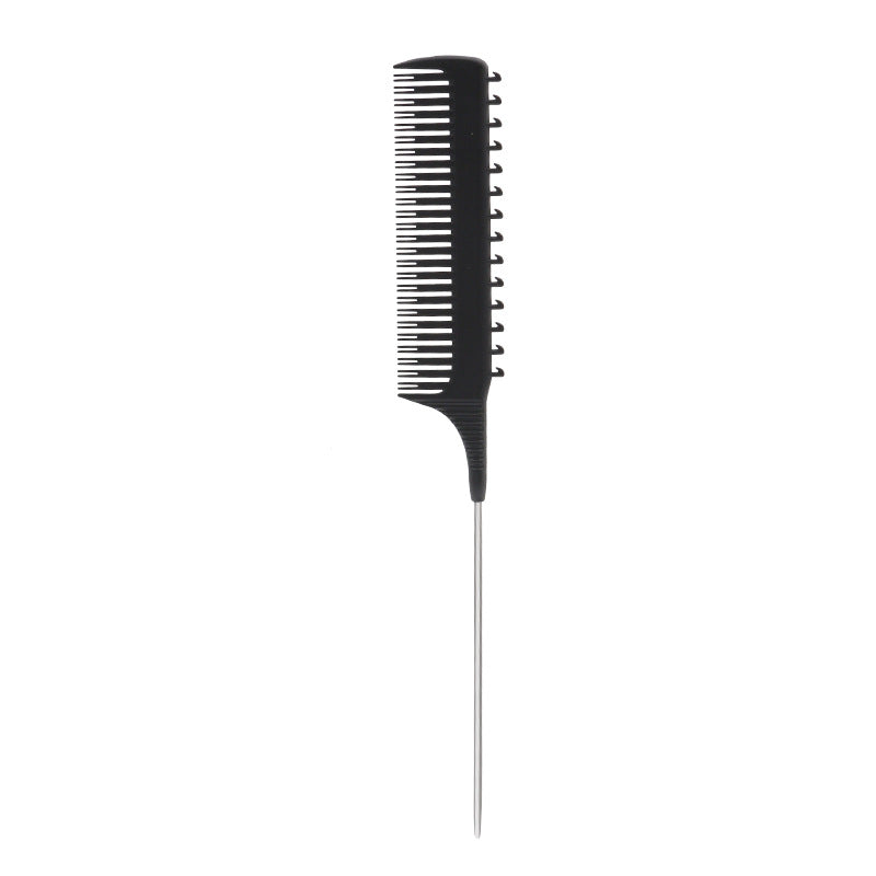 Huile Tête Cheveux Salon Barber Boutique Coiffure Pointée Tail en plastique avec peigne à teinture crochet