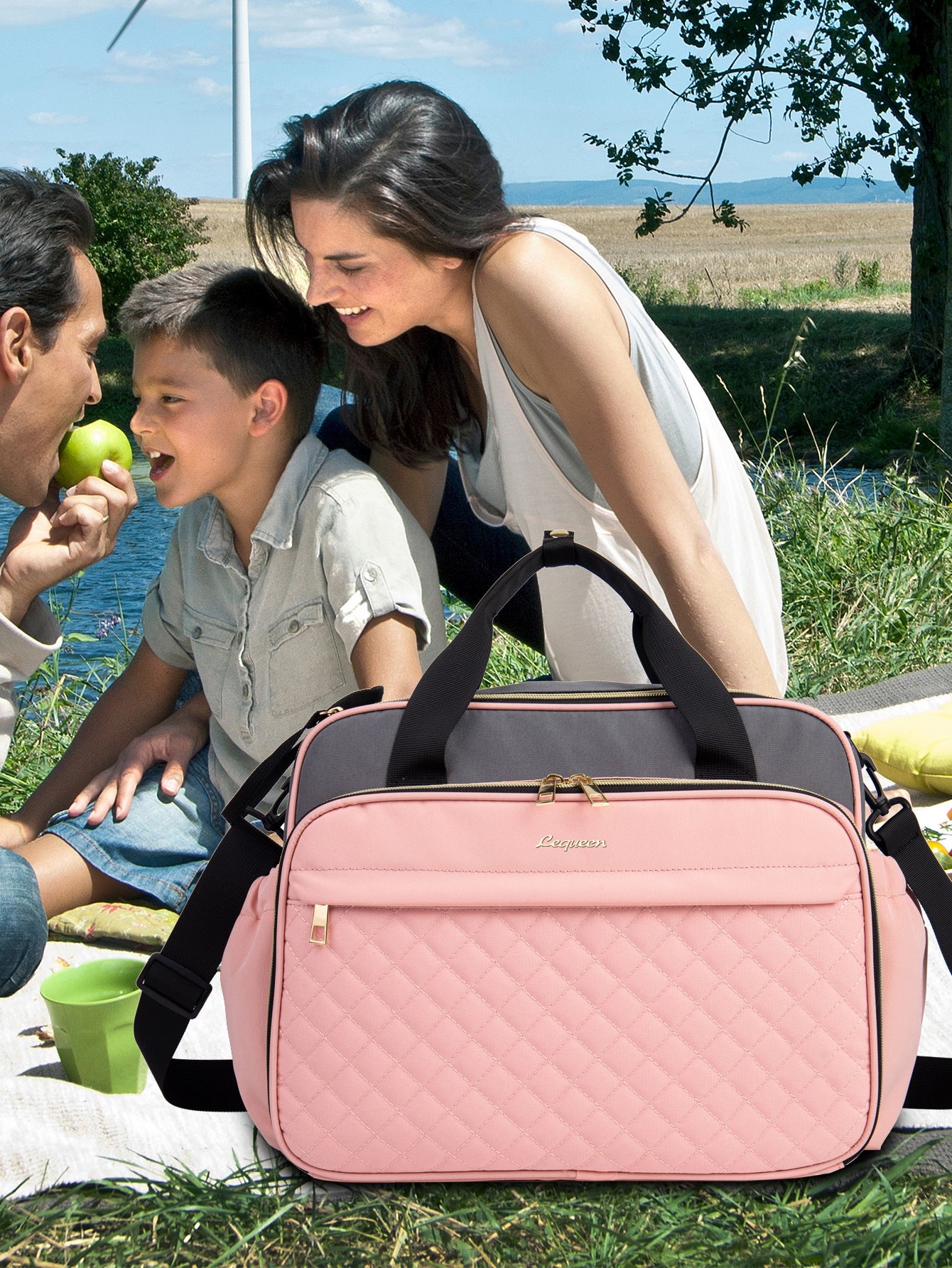 Grande capacité porte-main Multifonctionnel Crossbody Oxford Couche sac