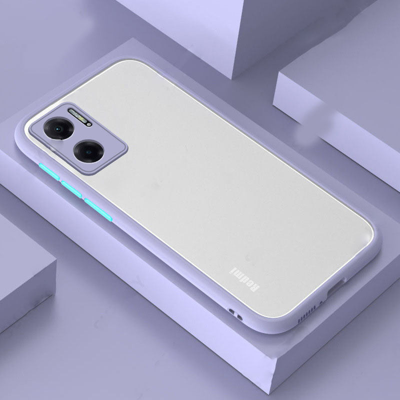 Boîtier de téléphone en couleur solide transparent