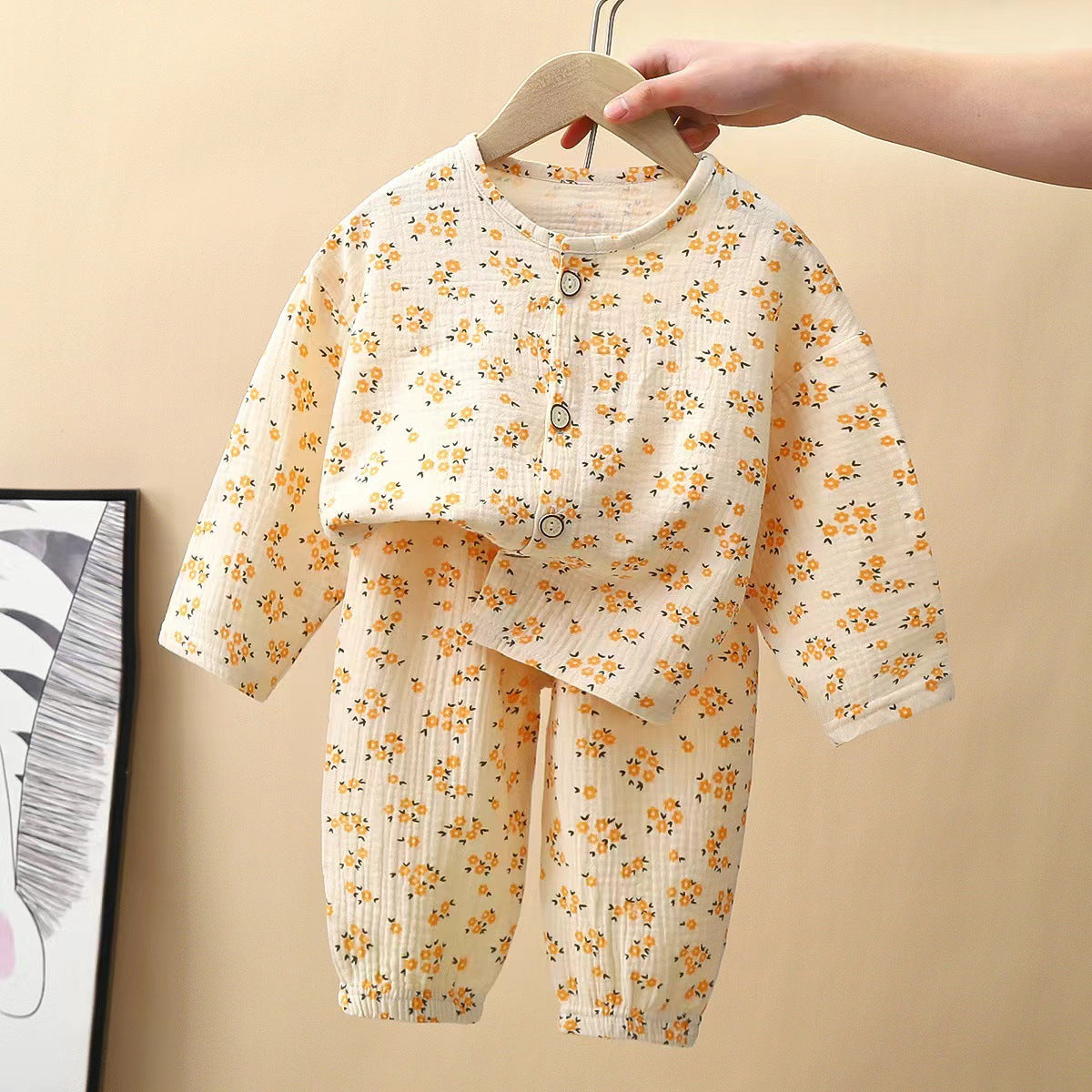 Set de pyjama pour enfants en coton cartoon