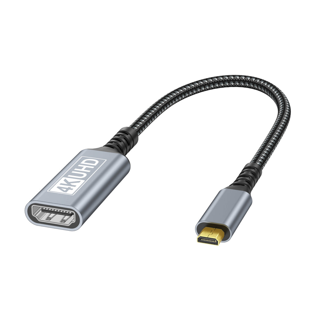 MicroHDMI Vers HDMI femelle Mini câble HD