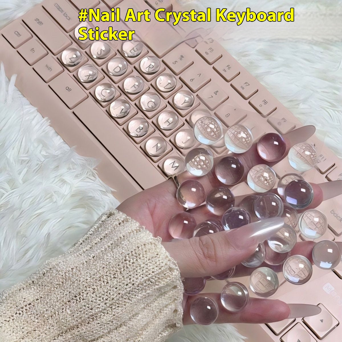 DIY Crystal Glass DIY Keyboard Stickers