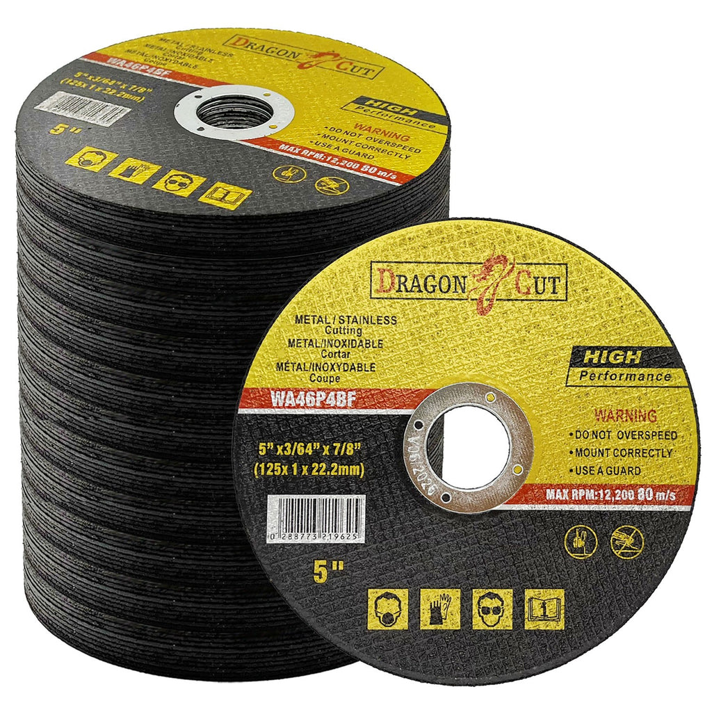 50 X 125mm ULTRA THIN 1mm MÉTAL CUTING BLADE DISC POUR ACIER ET ANGLE DE CARBURANT