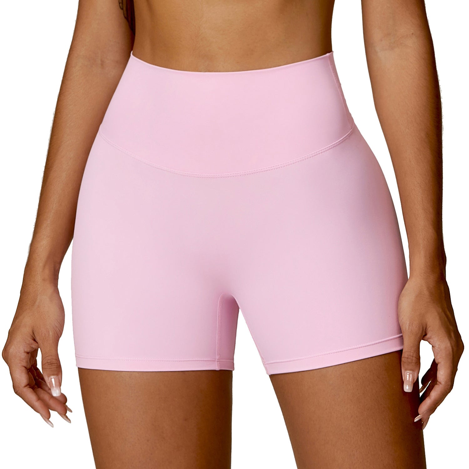 Short de yoga haute taille Belly Contracting Peach Hip Lifting Sport Short