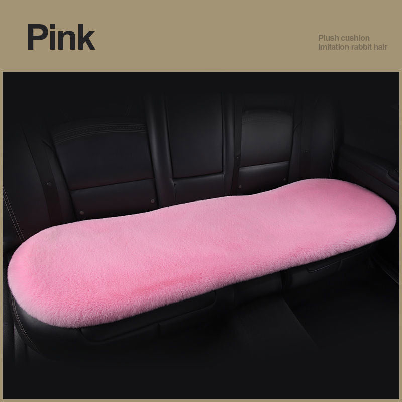 Siège auto En peluche d'hiver Coussin carré monoplace