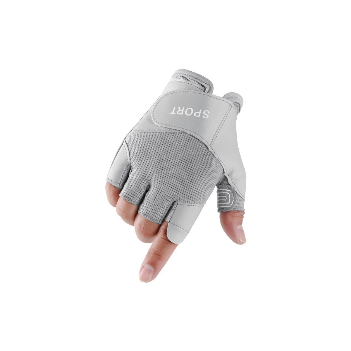 Gants léger respirant demi-doigts pour hommes et femmes idéales pour la randonnée à vélo et Fi