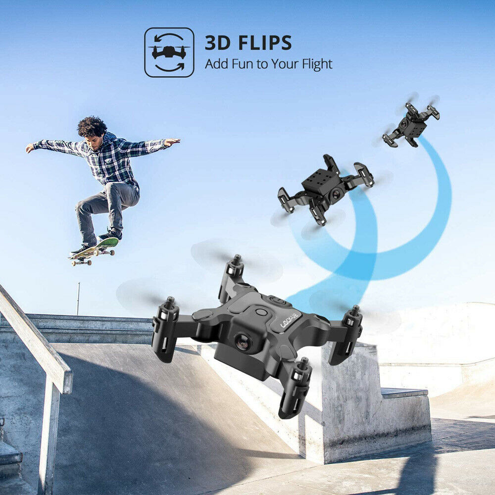 AU V2 Mini Drone Selfie WIFI FPV avec caméra HD pliable bras RC Quadcopter Toy.