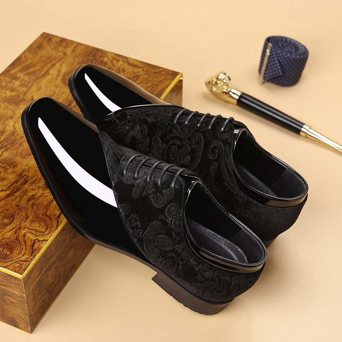 Chaussures Shiny Business Pointed orteil en cuir