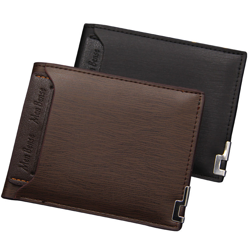 Wallet multifonctionnel à la mode et occasionnel en fer à bord de carte