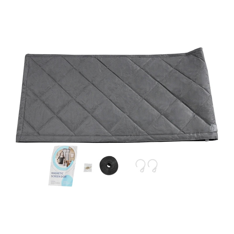 2.1x1m Rideau de porte anti-vent Rideau de porte magnétique isolant thermique Rideau de porte privé Rideau de porte