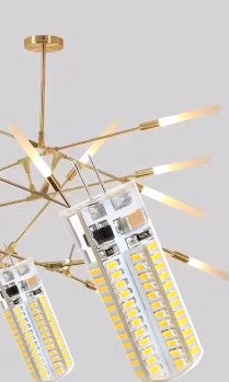 Lampe en cristal Ampoule de maïs Chandelier lumineux LED Source de lumière
