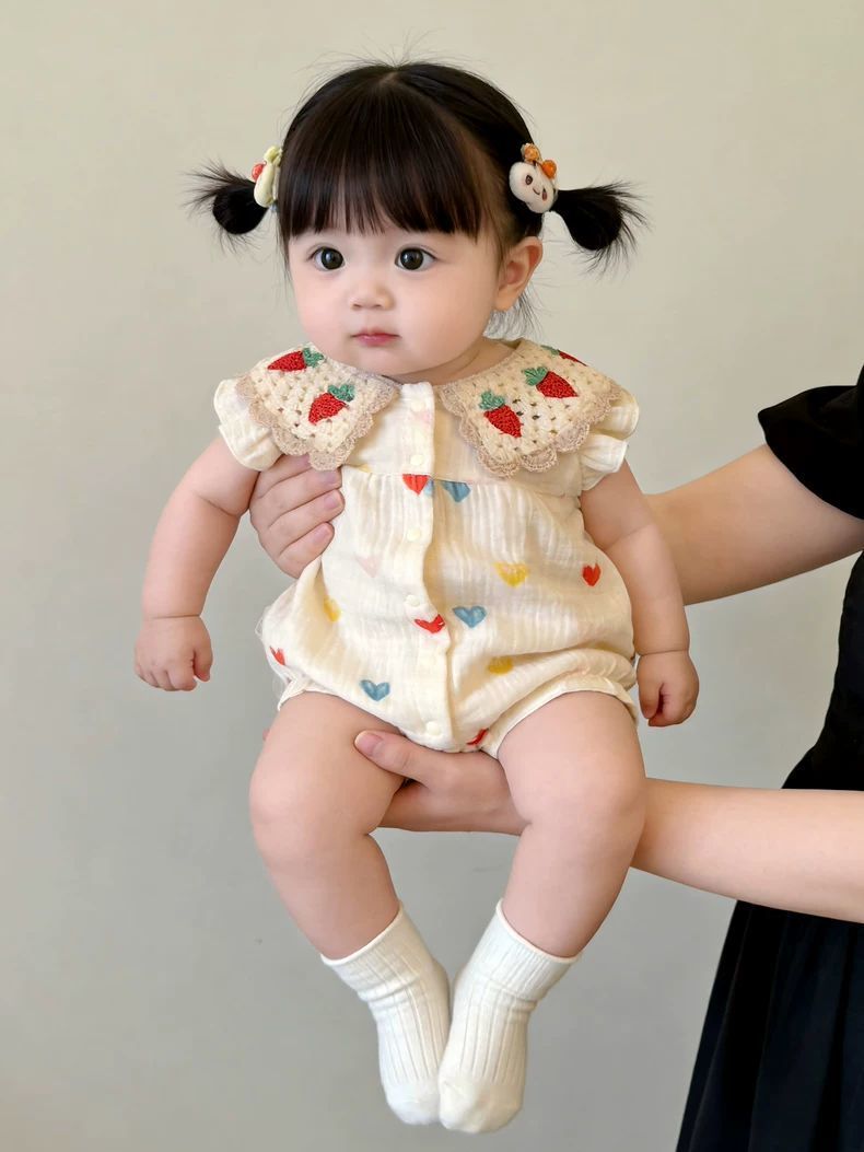 Été coton respirant bébé Onesie