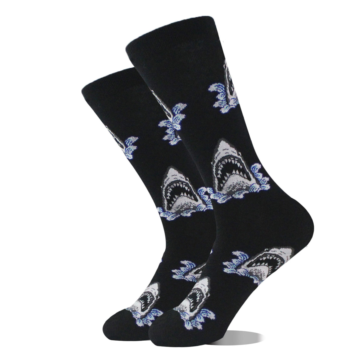 Peinture à l'huile rétro cartoon animal homme Chaussettes mi-calf