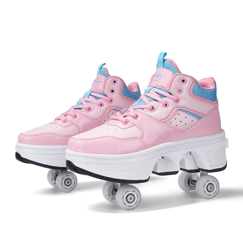 Patins à roulettes rétractables féminins