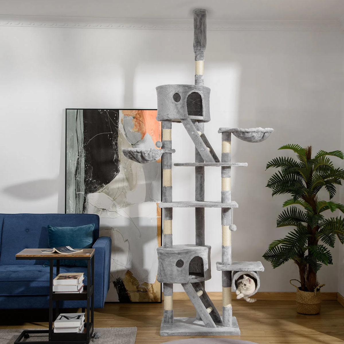 Maison de chat en bois / Arbres de chat /Tour d'escalade de chat