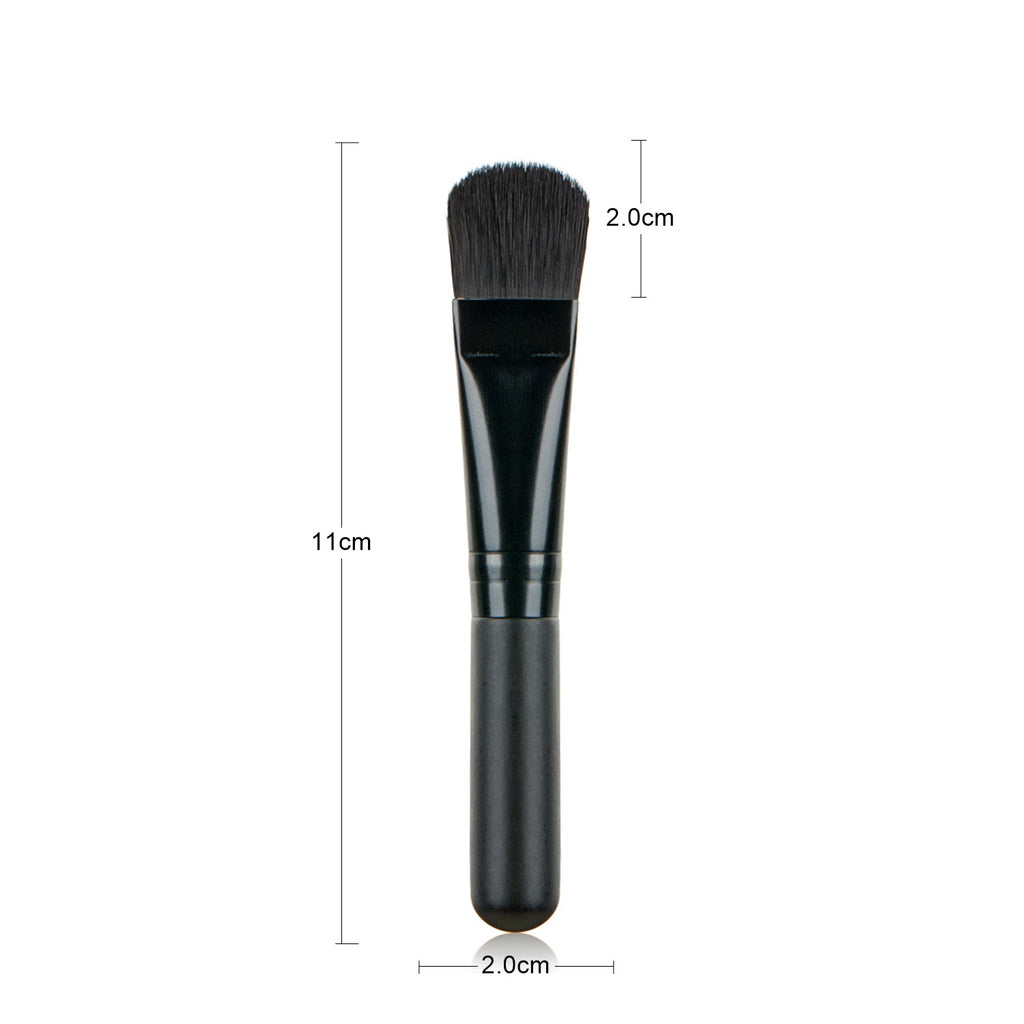 Poignée en bois Brosse de traitement du visage portable Outils de maquillage de beauté