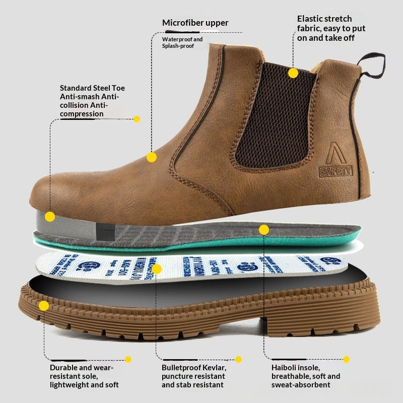 Chaussures de travail résistantes et antidérapantes Hommes