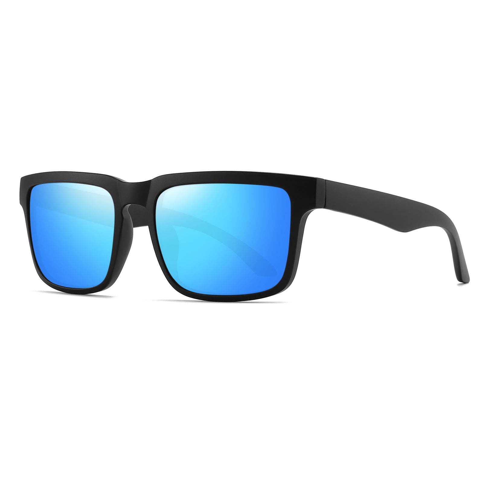 Lunettes de soleil enrobées d'irides polarisés à vélo pour hommes