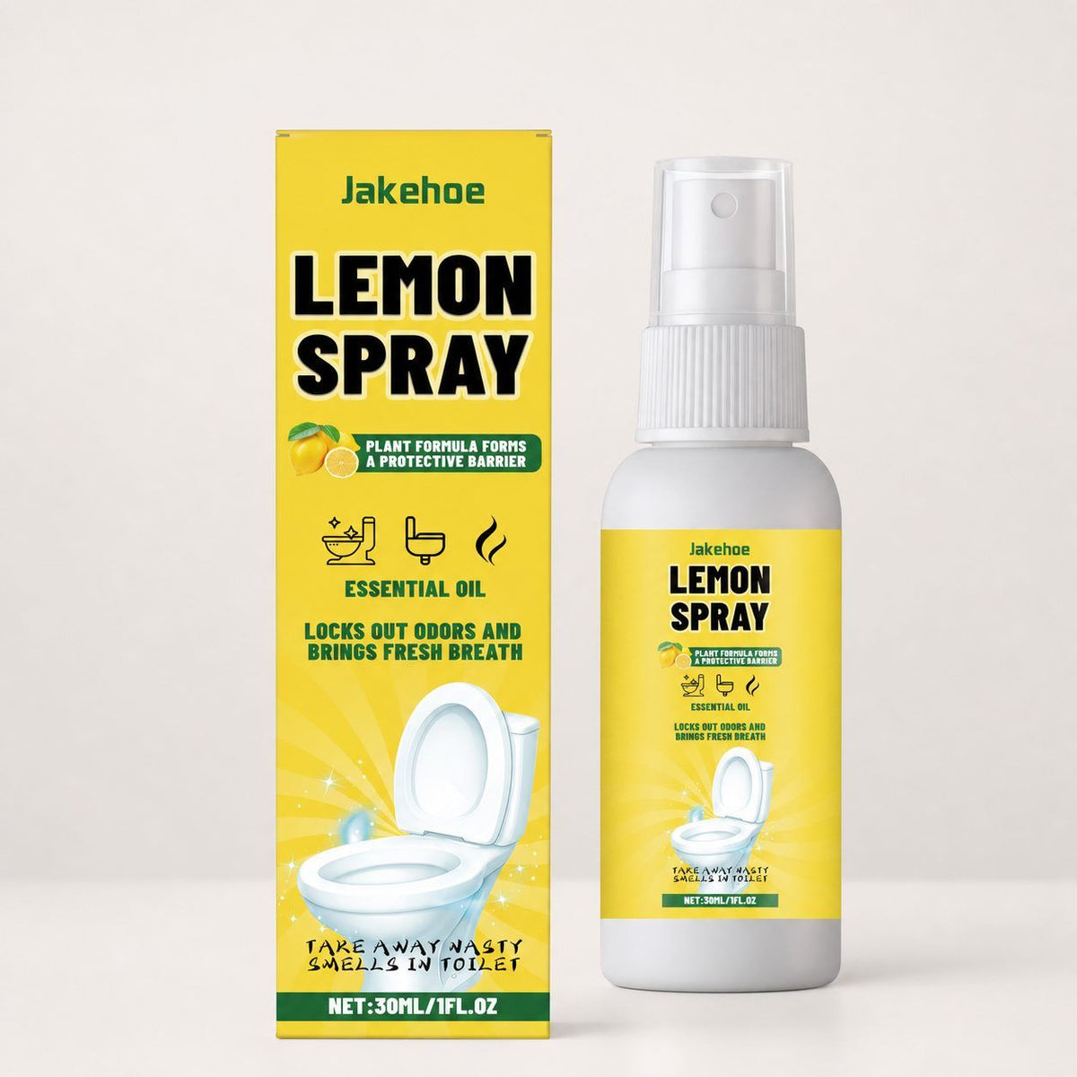 Vaporisateur de toilette au citron JAKEHOE