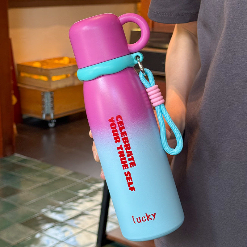 Coupe bouteille d'eau en acier inoxydable