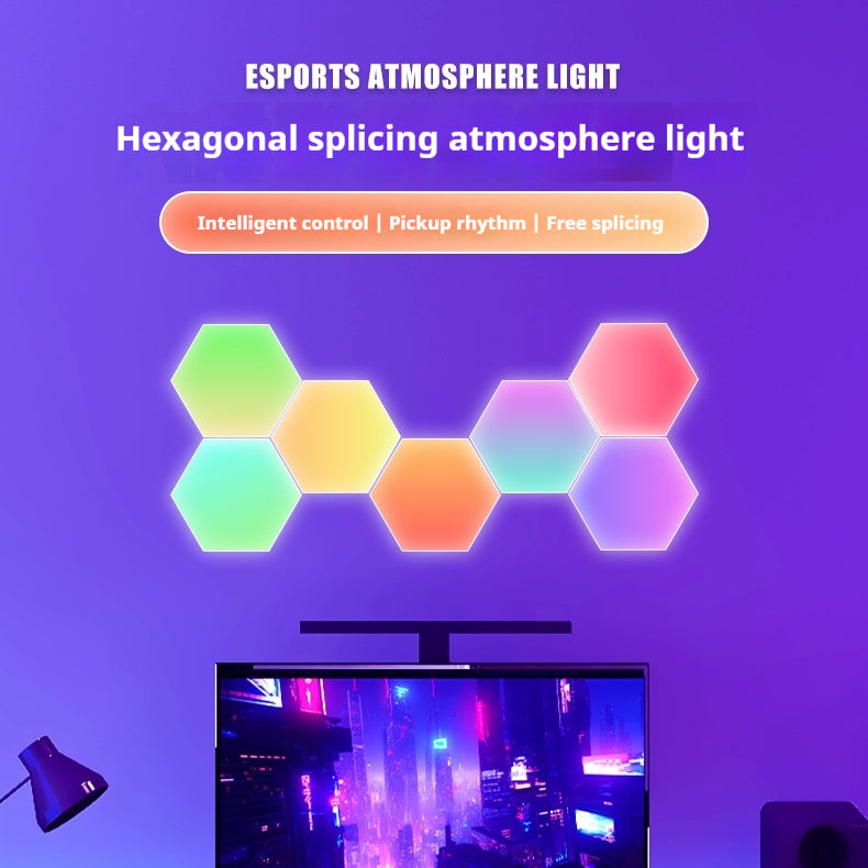 Fond Mur Quantum Esports Atmosphere Light Strange Light Board