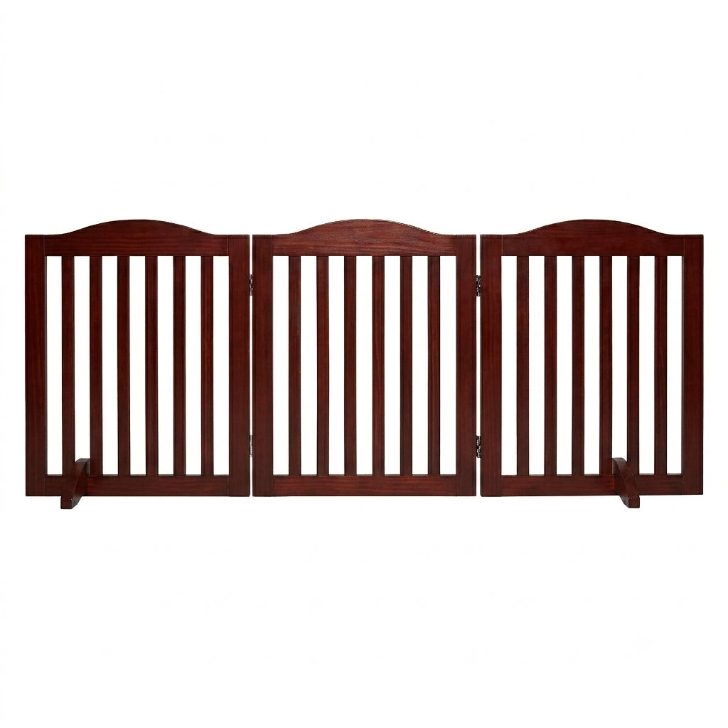 Porte pliable pour chiens en bois