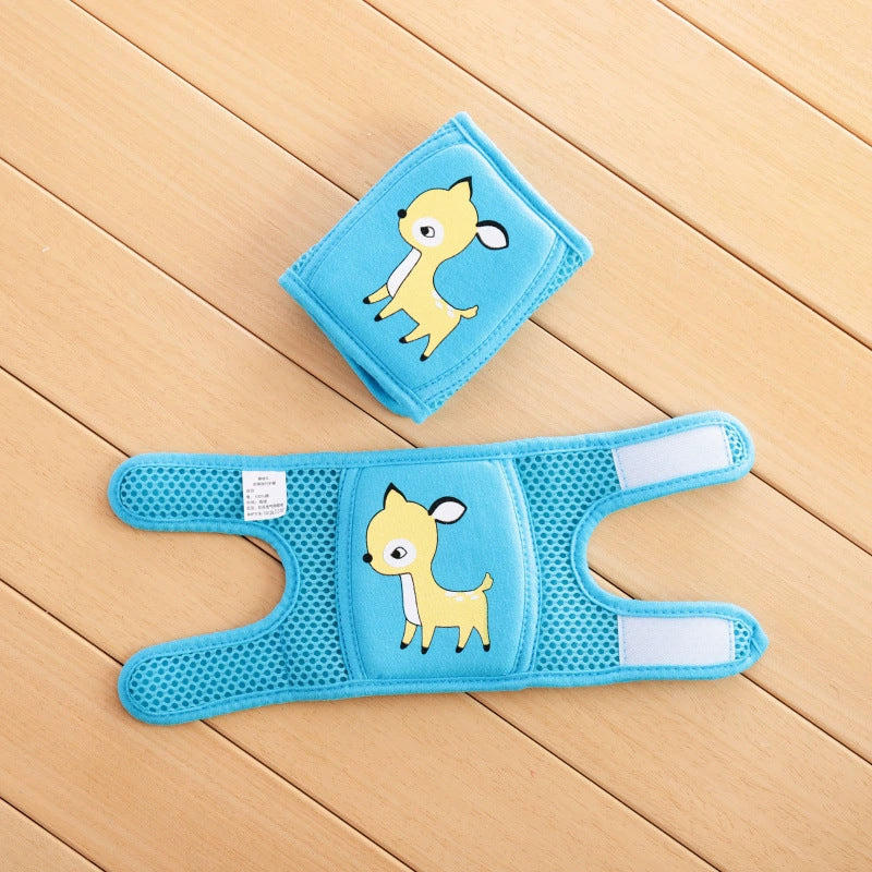 Été mince bébé enfant Crawling Knee Pads
