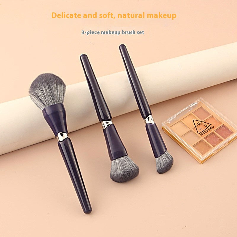 Portable Makeup Brush Suit Soft Coiffure Face Poudre
