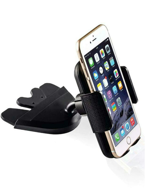 Car CD Slot Navigation Mount Bracket Multifunctional Snap-on Base